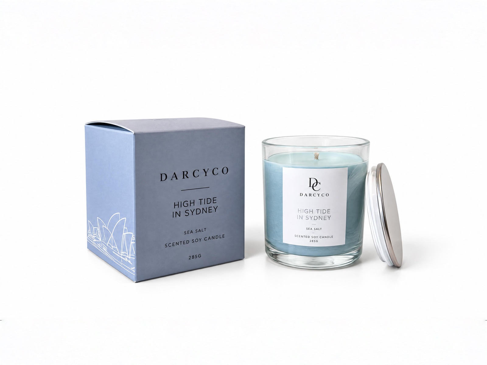 High Tide in Sydney candle by the water