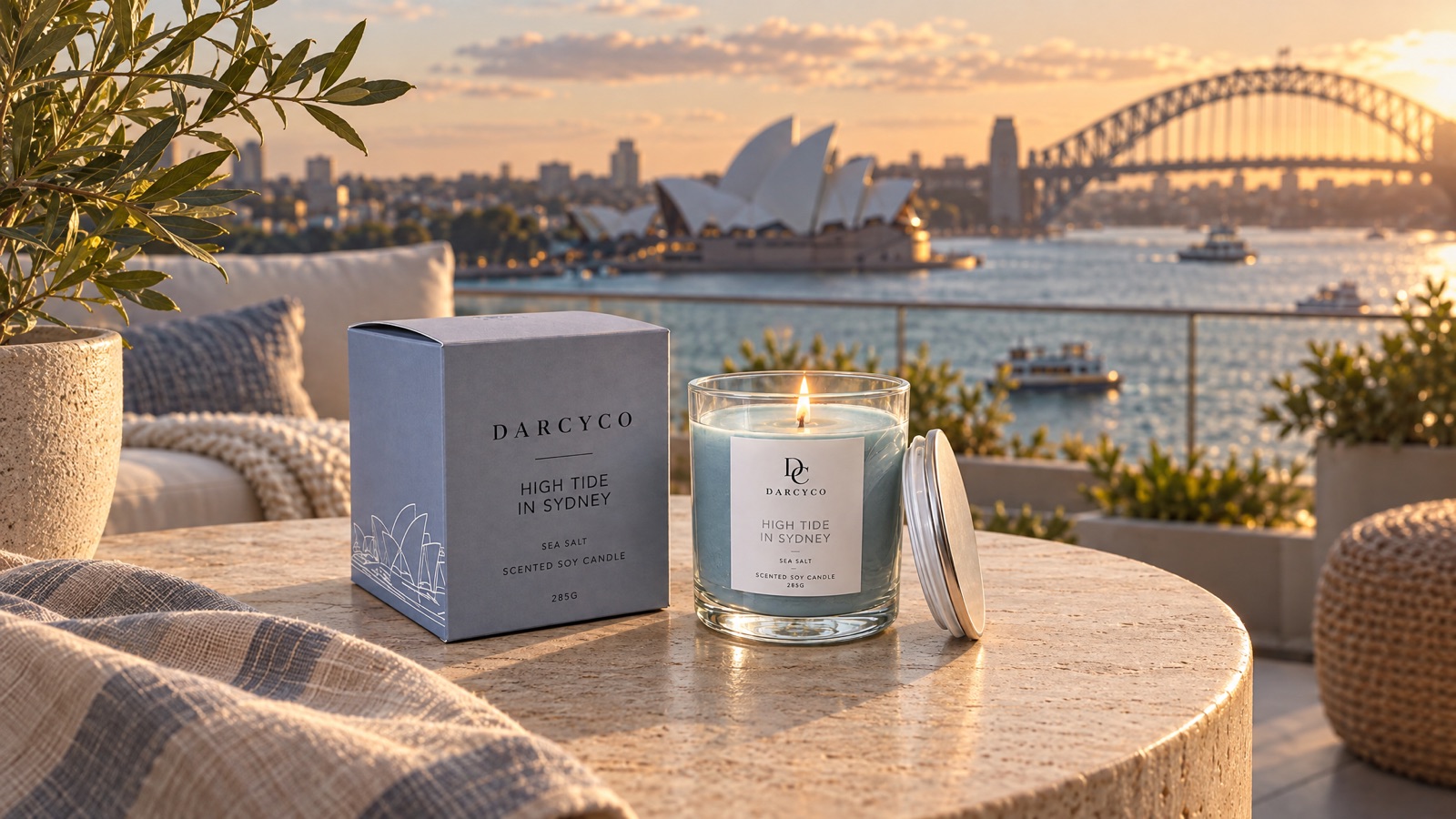 High Tide in Sydney candle in Sydney