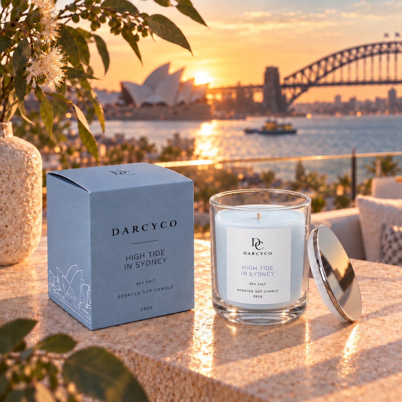 High Tide in Sydney on a balcony overlooking Sydney Harbour